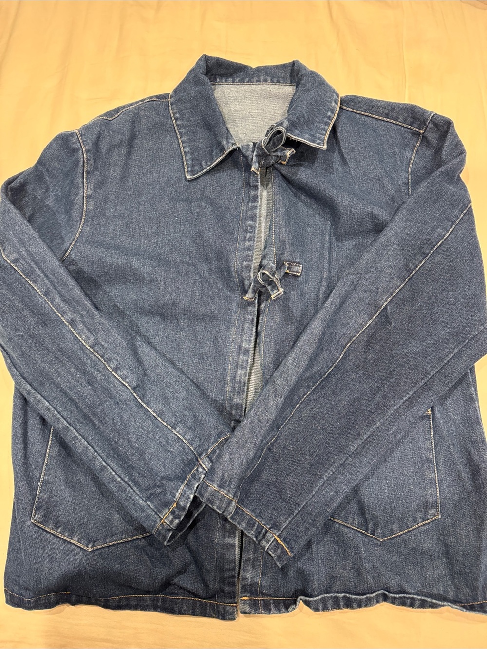 Amazon Denim Button-Down Shirt Jacket in Blue